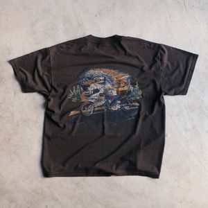 Camiseta Extra Grande con Estampado Gráfico Personalizado para Hombre, Logotipo 3D DTG Bordado, 100% Algodón, Ropa Hip Hop, Camisetas para Hombre - Product Image 3