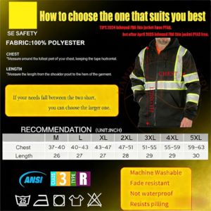 Safety <b>Jackets</b> Safety Equipment Supplier <b>Reflective</b> Safety Clothing for Roadway Protection Workwear <b>Jackets</b> For <b>Men</b> Good Quality - Product Image 6