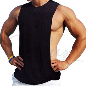 High Quality Men's Sleeveless Gym Tank Tops Workout Sports Bodybuilding Stringer Muscle Cut Breathable Quick Dry Made - Product Image 6