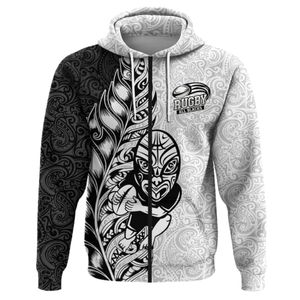 Sudadera con Capucha Sublimada con Logotipo Personalizado al por Mayor, Sudadera con Estampado Tribal Samoano, Sudadera con Estampado Hawaiano Maorí, Sudadera con Capucha Polinesia Personalizada - Product Image 2