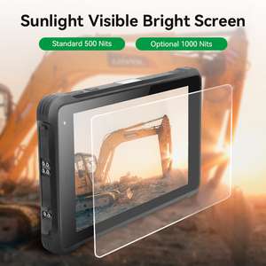 Sun Readable 1000nit Batería de gran capacidad 9800mAh 8 pulgadas <span class=keywords><strong>Android</strong></span> 12 GMS 5G Tableta resistente WIFI BT GPS Navegación para motocicletas - Product Image 3