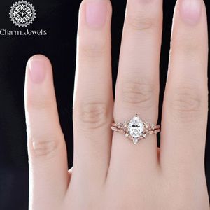 Anillo de Compromiso de Plata 925 con Moissanita para Mujer Charm_Jewels, Corte Cojín, Diseño Floral Vintage, Engaste de Garras, Certificado IGI, Clásico - Product Image 6