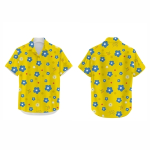 เสื้อเชิ้ตชายหาดลายทรอปิคอล พิมพ์ลายแบบซับลิเมชั่นทั้งตัว เนื้อผ้าเบา แห้งเร็ว เหมาะสำหรับวันหยุดฤดูร้อน สไตล์ลำลอง ติดกระดุม แฟชั่นรีสอร์ท - Product Image 1