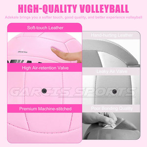Ballons de volley-ball en cuir pour l'entraînement, vente en gros, directement de l'usine - Product Image 4