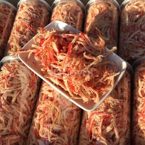 Calamars séchés et déchiquetés du Vietnam, 300g, en sachet stand-up, collation de calamars grillés pour les commerces de détail - Product Image 1
