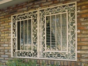 Custom Wrought Iron Scroll <b>Window</b> Grill – Decorative Exterior <b>Security</b> <b>Window</b> <b>Bars</b> Manufacturer - Product Image 4