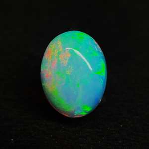 Opale de feu éthiopienne naturelle, cabochon ovale, pierre précieuse en vrac, opale de gros, bijoux pierre de naissance d'octobre - Product Image 5