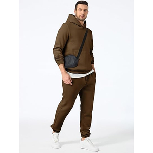 Conjunto Deportivo Informal de Algodón para Hombre, Sudadera con Capucha y Pantalones Deportivos, Ropa Cómoda para Correr y Uso Diario - Product Image 2