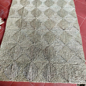 Tapis d'entrée en fibre de jonc de mer du Vietnam, fait main, naturel, pour éliminer la saleté, tapis de sol écologique pour usage domestique, vente en gros d'usine - Product Image 1