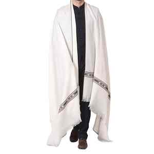 Men Traditional Winter Wool <b>Shawl</b> Soft Warm Solid Breathable Business <b>Wrap</b> - Product Image 1