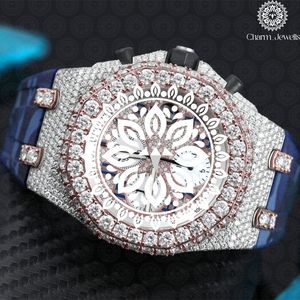 Montre de luxe Charm Jewells en acier inoxydable 40 mm, cadran analogique, verre, mouvement mécanique, date automatique, étanche 10 bars, pour homme - Product Image 3