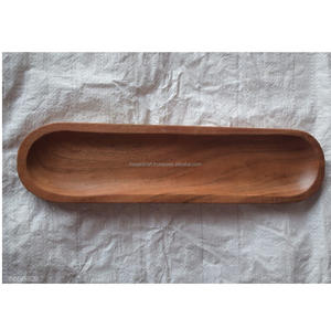 Tazón de masa de madera natural hecho a mano, característica desechable ecológica, superventas, producto para fiestas en casa, hotel, restaurante, venta al por mayor - Product Image 5