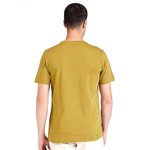 T-shirts de haute qualité pour hommes, en coton uni, manches courtes, col rond, coupe classique, jersey décontracté, respirant, sans motif. - Product Image 2