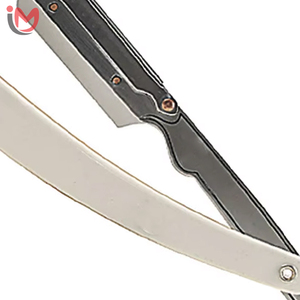 Navaja de Afeitar Manual Plegable de Acero Inoxidable Estilo Clásico, Económica, para Hombre, Afeitadora de Barba y Rostro con Una Sola Cuchilla - Product Image 3