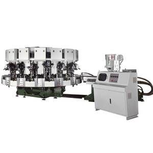 Machine de moulage par injection et de jointage automatique rotative DIP monocouleur à 12/16 stations pour semelles de chaussures de sport, baskets et chaussures décontractées - Product Image 1