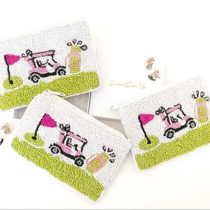 กระเป๋าใส่เหรียญดีไซน์ล่าสุด ปักลูกปัดด้วยมือ ประดับด้วยเม็ดลูกปัด ทำด้วยมือ พร้อมสีที่สามารถปรับแต่งได้สำหรับสาวๆ - Product Image 1