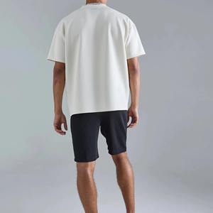 Nouveauté : T-shirts Oversize Homme Été 100% Coton Coupe Ample Imprimé Respirant Manches Courtes Épaules Tombantes - Product Image 4