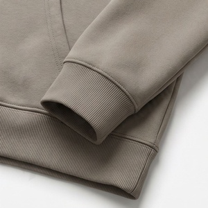 Sweat à capuche unisexe 100 % coton, coupe oversize, chaud et confortable pour l'hiver, motif imprimé uni, en molleton français lavé - Product Image 6