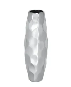 Vase à fleurs en aluminium coulé de qualité supérieure, décoration élégante pour la maison et le bureau au meilleur prix - Product Image 1