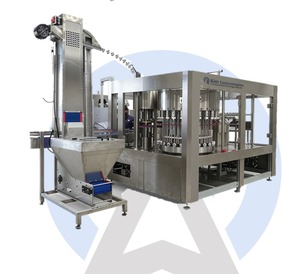 Usine d'eau minérale entièrement automatique à commande PLC 90 BPM avec pompe et réservoir sous pression 380V - Product Image 3