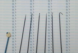 Juego de 7 agujas de gancho para cuchilla laríngea con mango, laringotomo, herramientas médicas neuroquirúrgicas de alta calidad, aprobadas por la CE - Product Image 5