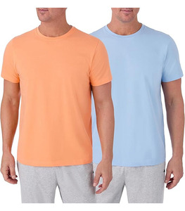 T-shirt Homme Col V Uni Manches Courtes 2025/2026 en Coton Doux Respirant Séchage Rapide – Tenue Décontractée Personnalisable - Product Image 6