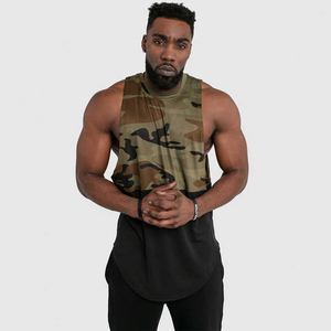 2026 New Trendy Custom Breathable Sporty Gym Tank Top <b>Men</b> Fitness Muscle Clothing Plus Size Bodybuilding Knitted Solid Quick Dry - Product Image 5