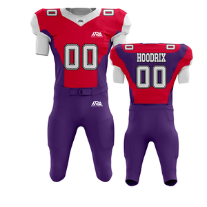 Custom American Football Uniform Set Stitched Tackle Twill Jersey & Integrated Padded Pant 6 Panel American Football Uniform - Product Image 2