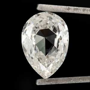 Diamant de laboratoire tendance certifié IGI, taille poire, coupe rose, VVS, percé au laser, pour la fabrication de bijoux, prix de gros, fournisseur indien - Product Image 3