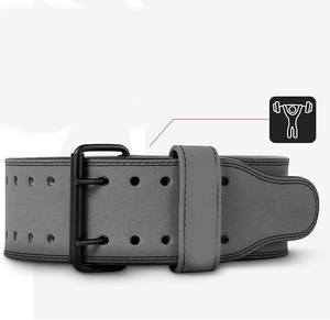 Samroz Sports <b>Weight</b> Lifting Belt 10mm - Prong Weightlifting Belt for Squats, Deadlift, and <b>Bench</b> Press – Lifting Belt Leather - Product Image 3