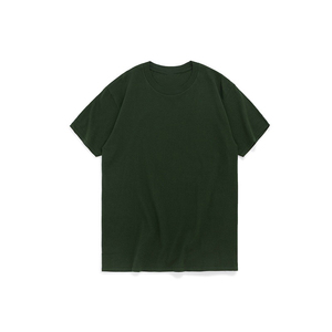 เสื้อยืดคอกลมแขนสั้นสีเบอร์กันดีสำหรับผู้หญิง ทรงปกติ สีพื้น เรียบง่าย ผ้าฝ้ายทอ 100% เป็นมิตรกับสิ่งแวดล้อม แห้งเร็ว - Product Image 4