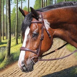 Harnais en cuir réglable pour chevaux, vente en gros, harnais d'équitation en cuir avec tailles personnalisées, directement de l'usine, OEM accepté - Product Image 1