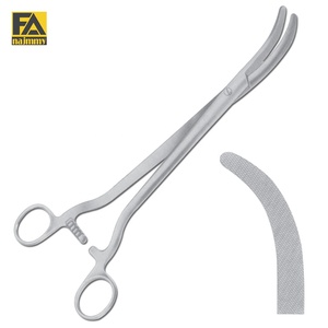 เครื่องมือผ่าตัดแบบปรับได้ Wertheim Parametrium Clamps สำหรับการผ่าตัดทั่วไป ได้รับการรับรองมาตรฐาน CE ระดับ I ใช้งานด้วยมือ - Product Image 1