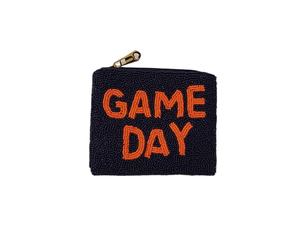 Fancy Latest Beaded Red & White With Black Embroidery GAME DAY Coin <b>Purse</b> With Exclusive Handmade <b>Cuteness</b> Detail For Girl - Product Image 3