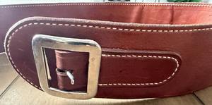 Cinturón de Cartuchos MOLLE de Cuero Marrón Vintage con 32 Lazos, Cinturón de Transporte de Municiones Resistente para 10 Cartuchos, Ideal para Expediciones de Caza de Larga Duración - Product Image 5