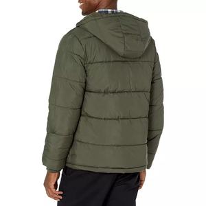 Veste matelassée à capuche pour homme de haute qualité, manteau d'hiver chaud, réversible, coupe-vent, couleurs/tailles personnalisables, vente en gros, mode - Product Image 2