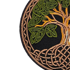 Parche Bordado Circular con Diseño de Bandera, Estilo Vintage Ecológico, Insignia de Tela para Coser, Diseño Personalizado - Product Image 6