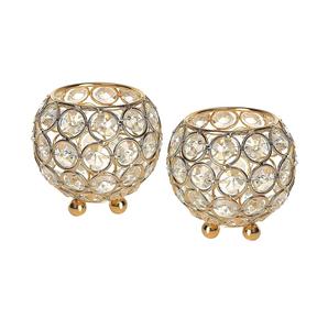 Élégants porte-bougies tealight pour centres de table de mariage, décoration de table pour fêtes à domicile - Product Image 1