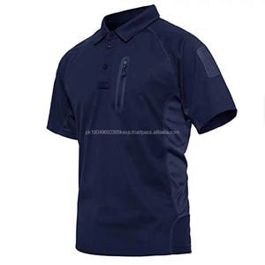 Camisas Masculinas Personalizadas con Logotipo, Camiseta de Cuello Redondo, Seguridad, Fitness, Táctica, Aire Libre, Poliéster, Polo para Hombre - Product Image 2