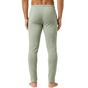 <b>Mens</b> Waffle Knit Trousers <b>Slim</b> <b>Fit</b> Casual Textured Pants Elastic Waist Drawstring Sports <b>Joggers</b> Heavyweight Polyester/Cotton - Product Image 5