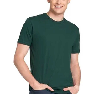 Camiseta para Hombre al por Mayor, 180-220 GSM, 100% Algodón Orgánico, Manga Corta, Corte Regular, Camiseta Básica, Logotipo Personalizado, OEM, ODM, MOQ Bajo - Product Image 6