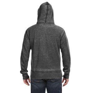 Felpa con Cappuccio e Zip Integrale in Stile Vintage Zen per Adulti, Abbigliamento Maschile - Colore Cemento, Taglia S - Product Image 2