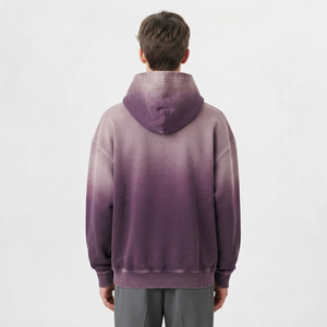 Sudadera con Capucha Personalizada, Estilo Desgastado por el Sol, Oversize, de Algodón Grueso, para Streetwear, Fabricante OEM/ODM de Marca Privada - Product Image 3