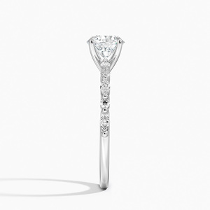 BOJ <b>Ring</b> 047 Round Cut <b>925</b> <b>Silver</b> Plated Luxe Petite Twisted Vine Moissanite <b>Ring</b> 2ct D Color VVS1 Moissanite GRA Certified Sale - Product Image 3