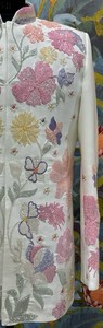 เสื้อแจ็คเก็ตปักลายดอกไม้พาสเทลสีงาช้าง รุ่น Lachka Jodhpuri สำหรับงานเฉลิมฉลองสุดหรู - Product Image 3