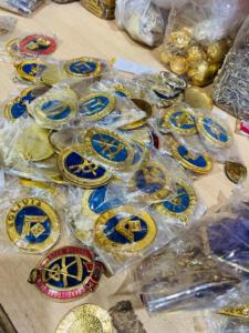 JOYA DE REGALIA MASÓNICA PARA RITE ESCOCÉS MAESTRO SASH AASR - Product Image 5