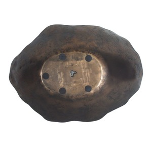 Most Demanding Handmade Modern Eco-Friendly Tabletop <b>Vase</b> Black Aluminum Holds Water Decorative Bowl - Product Image 5