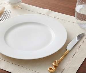 Ensemble de couverts modernes à poignée dorée nouée, en acier inoxydable poli miroir, pour la table de mariage - Product Image 5