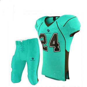 Servicio OEM, Último Estilo, Uniformes de Fútbol Americano para Adultos, Conjuntos de Manga Corta, 100% Poliéster, Uniformes de Fútbol Personalizables - Product Image 2