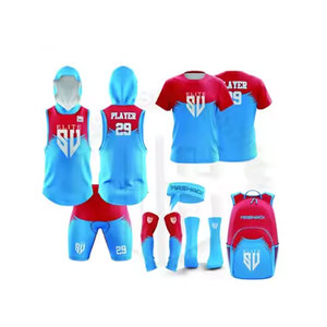 ชุดเสื้อฟุตบอล 7v7 แบบไม่มีแขนพร้อมกางเกงขาสั้น ชุดยูนิฟอร์มทีม 7v7 ระดับมืออาชีพ บริการ OEM ODM - Product Image 2